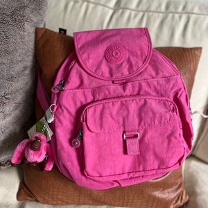 Kipling backpack with charm new